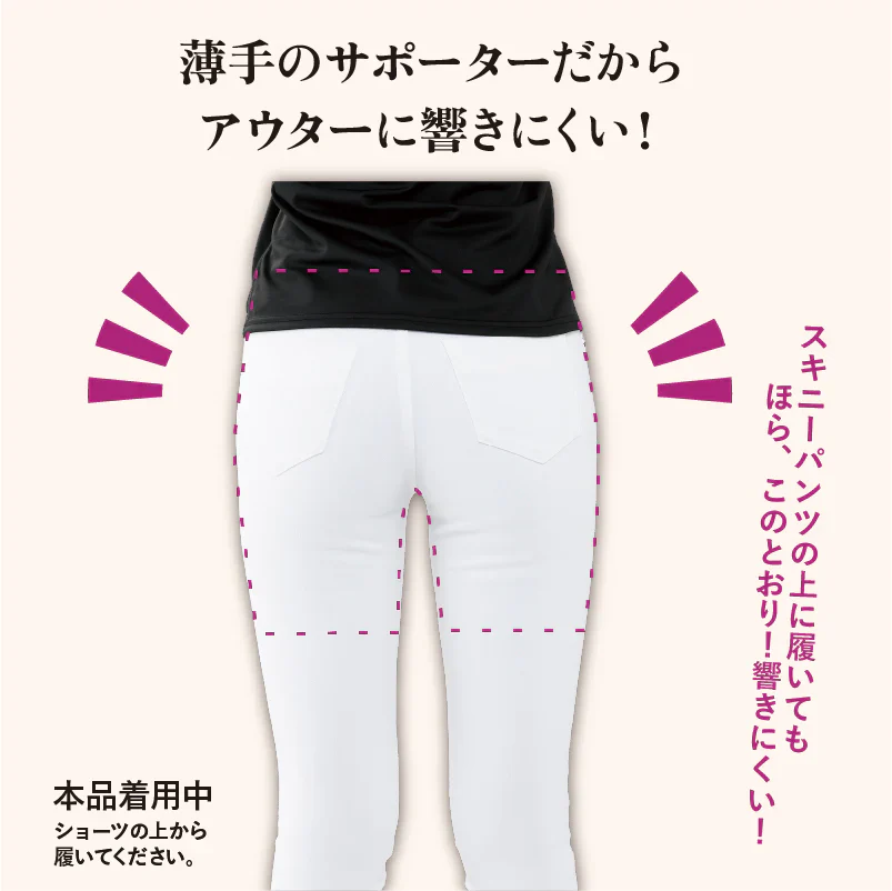 メディカルコツバンサポーター【ローズベージュLLｰ3L】補正下着 尿漏れ対策 頻尿対策 女性用 骨盤ケア 骨盤底筋トレーニング 産後ケア 一般医療機器 薄手サポーター ダイエット 健康  健康グッズ 矯正グッズ サポーター  体幹筋 体幹 骨盤 骨盤矯正 骨盤サポート 尿漏れ 安心 ストレッチレース 履くだけ簡単 伸縮性 引き上げ