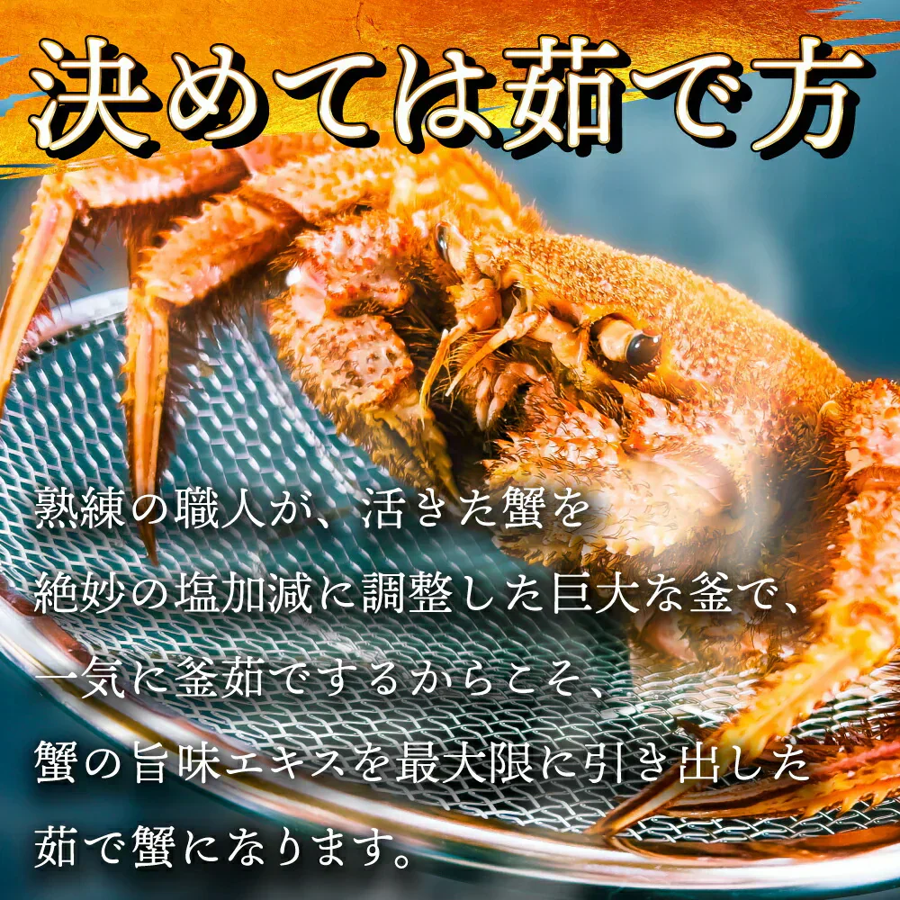 25%OFF★北海道産 浜茹で毛蟹 約800g×1尾【本州～九州エリア送料無料】