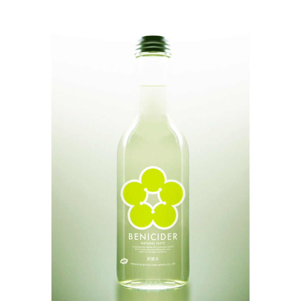 【3人シェア買いでお得】梅果汁入り炭酸水 BENIサイダー 250ml × 12本【お届け不可地域：北海道・沖縄・離島】