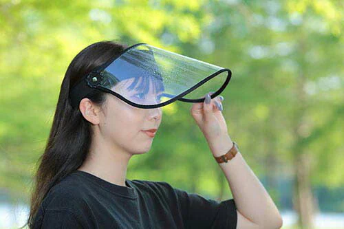 レインバイザー レインウェア レディース 雨の日 通勤 通学 uv uvカット 大人用 梅雨対策 雨除け 飛沫防止