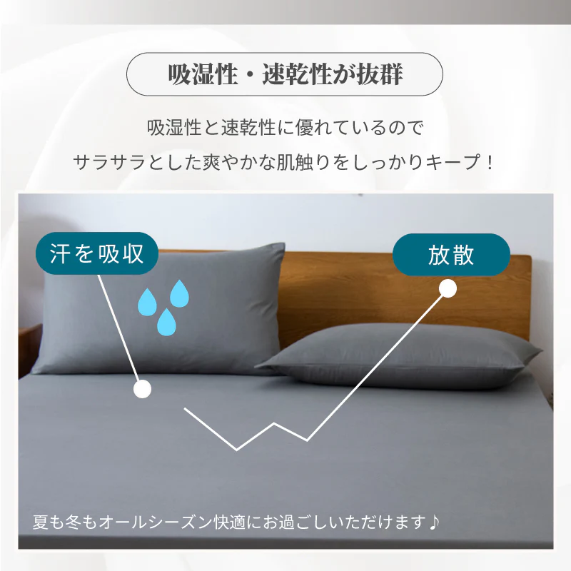 【ブルー 100×200cm】ボックスシーツ 綿100％ 【雑誌anan掲載】 シングル 100ⅹ200cm ダブル セミダブル クイーン マットレスカバー 毛玉なし 滑らか 夏用 冬用 春夏秋冬 抗菌 速乾 通気性 防ダニ 高級感 安眠 快眠 北欧風 無地 コットン かわいい 新生活