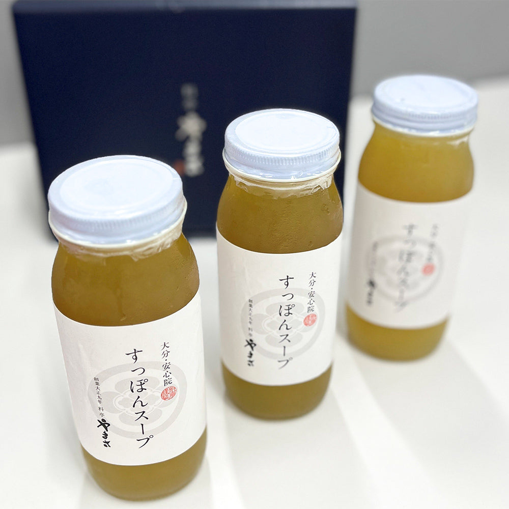 料亭やまさ すっぽんスープ3本セット【送料込み】【お届け不可地域：北海道・沖縄・離島】