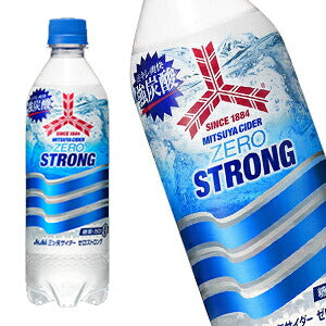 【3?4営業日以内に出荷】アサヒ 三ツ矢サイダーゼロストロング 500mlPET×24本［賞味期限：2ヶ月以上］北海道、沖縄、離島は送料無料対象外です。[送料無料]