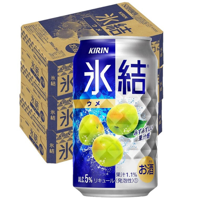 【送料無料】キリン 氷結 ウメ 350ml×3ケース/72本 【北海道・沖縄県・東北・四国・九州地方は必ず送料がかかります】