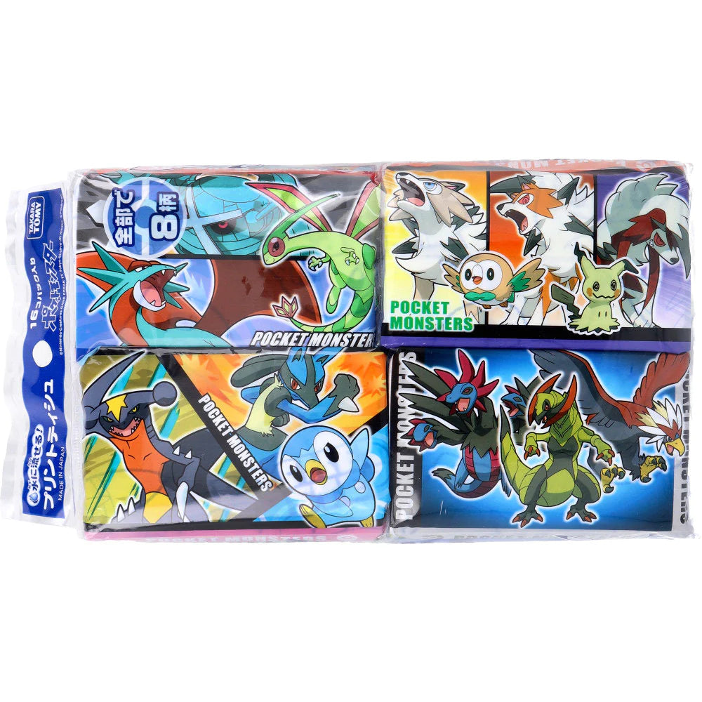 水に流せるプリントティシュ タカラトミー ポケットモンスター8W 16個Ｘ30パック KI0584