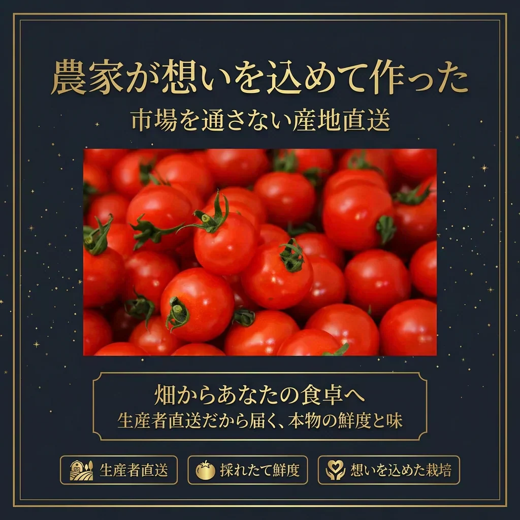 【特別栽培農産物】ソムリエミニトマト　プラチナ　４００ｇ（補償100g込み）※補償分以上の不良は交換対応可能