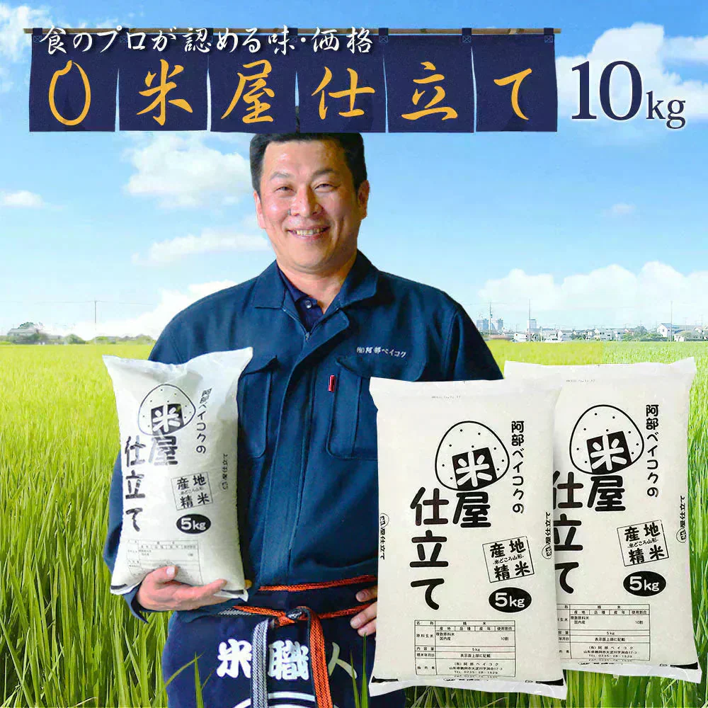 白米 10kg (5kg×2袋) 米屋仕立て 国内産 送料無料 米10キロ こめ コメ お米 お米10kg