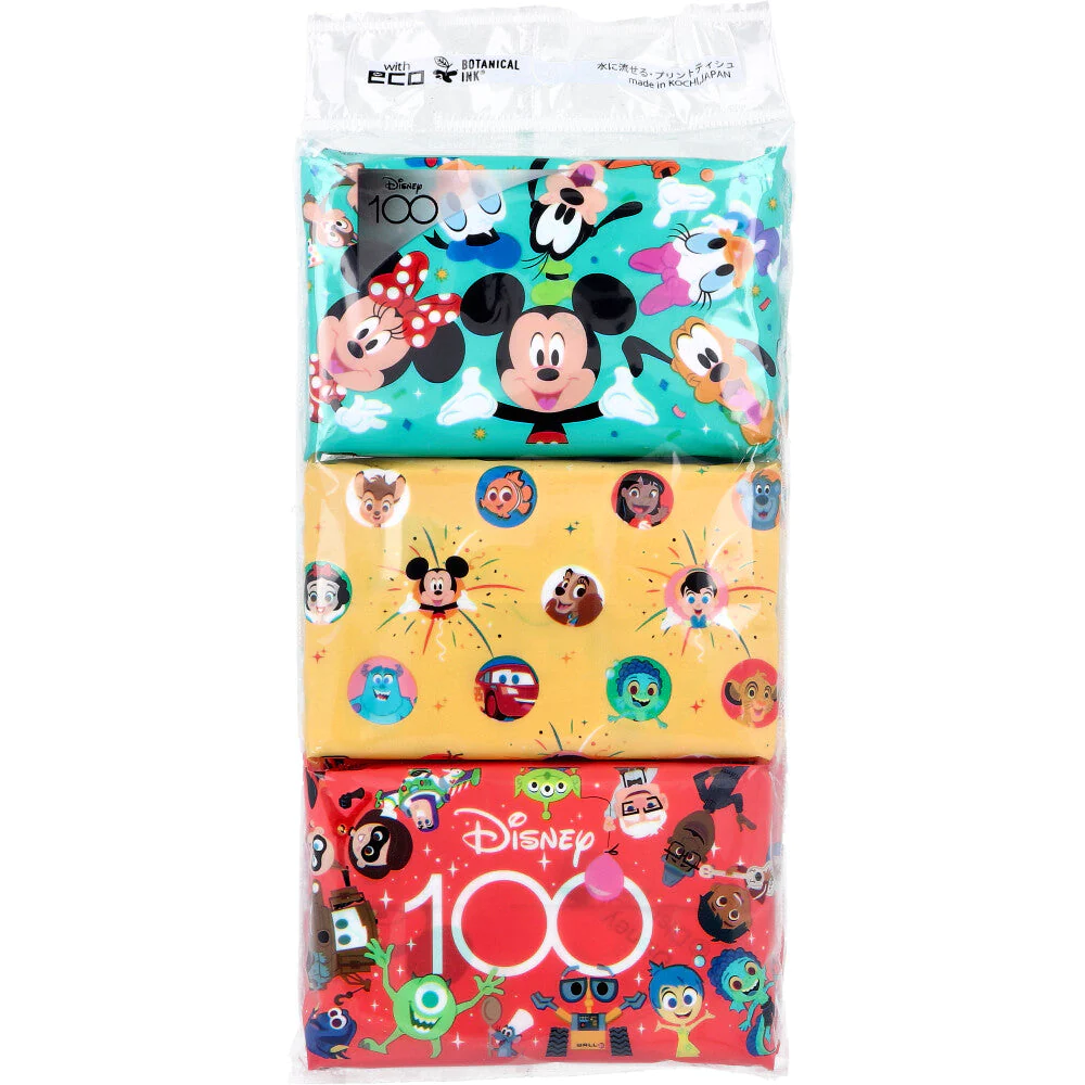 ハヤシ商事 disney 水に流せるミニポケットティシュ キュートセレブレーション 8組16枚 6個入り X20パック