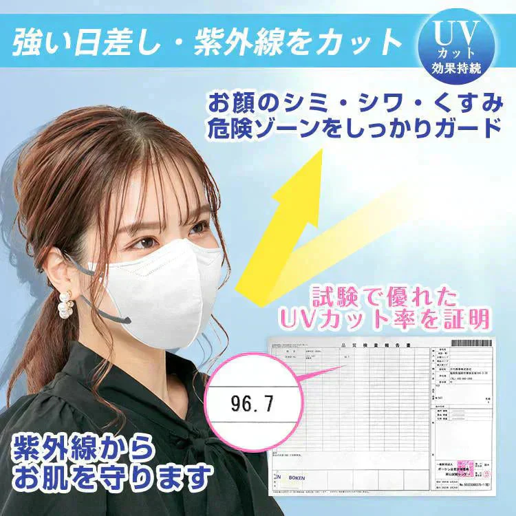 接触冷感マスク 「ミルクティー20枚」 涼しい 個包装 20枚 冷感マスク 3D立体冷感 タイプ ひんやり クールマスク 小顔 効果 血色マスク 99%カット 涼感 屋外 ny417-30-milk【ご新規さん限定商品】