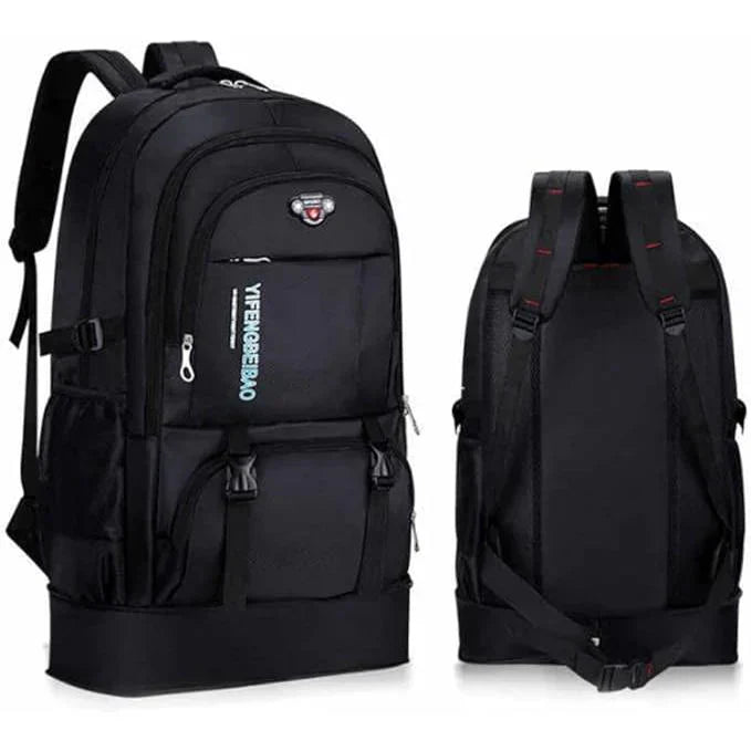 即納商品 バックパック メンズ レディース 大容量 50L リュックサック リュック 登山 拡張 撥水 多機能 出張 旅行 通勤 通学 防災 キャンプ用 ビジネスリュック 男女兼用 g83B(レッド)