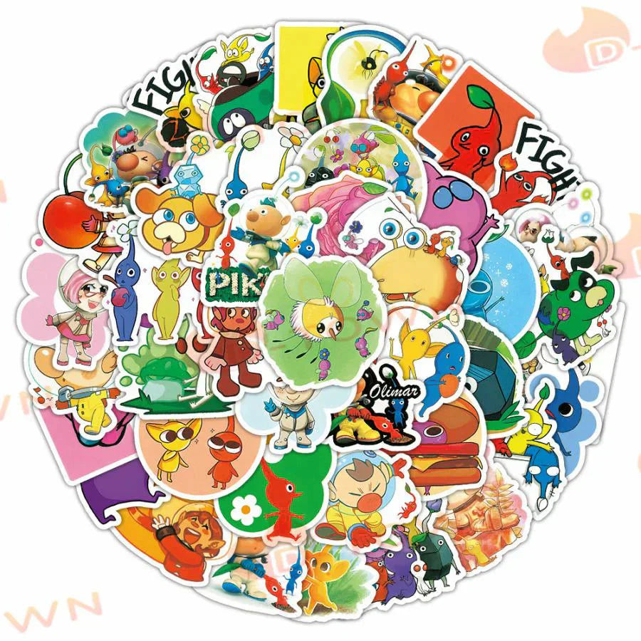 ピクミン ぷくぷくシール100 PCS ステッカー s130