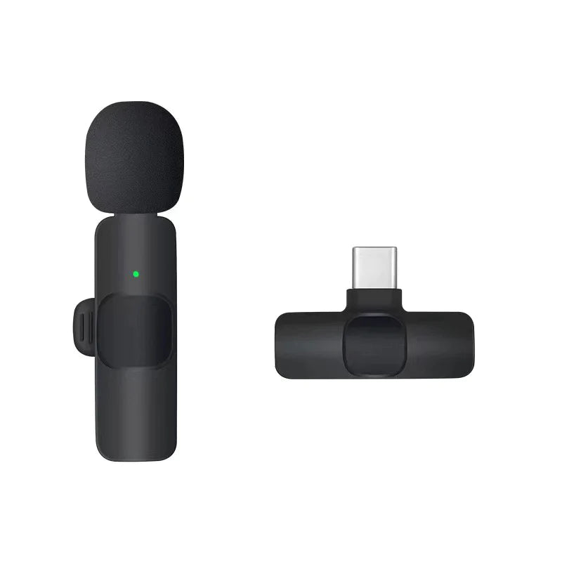 ワイヤレスマイク ピンマイク Type-C端子 設定不要 スマホ同時充電可能 クリップ式 360°集音 ノイズ軽減 配信 Vlog PC iPhone Android 対応