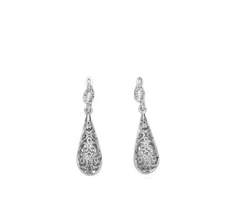 しずく ピアス  レディース  ゆれる ファッション アクセサリー 水滴  (シルバー)