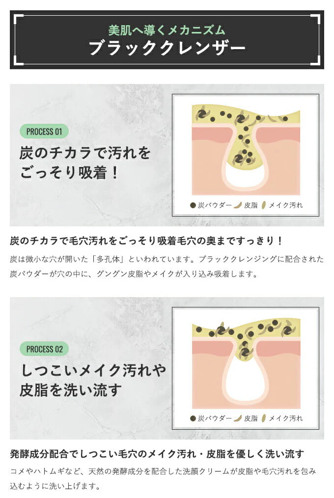 リッシュビー ブラッククレンザー 100g◆ 洗顔 1つ3役 洗顔料 ピーリング炭 吸着 毛穴汚れ 毛穴つまり ペーストタイプ  透明感 クレンジング 角質除去 うるおい 保湿 くすみケア 古い角質やさしく除去 パック すっきり 泥パック