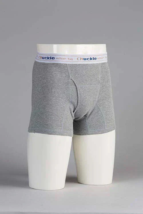 【ブラックS】ニットトランクス メンズ 3枚組 S/M/L/LL/3L 前開き 尿漏れパンツ 失禁パンツ ちょい漏れ 吸水 抗菌 防臭 介護 シニア 日本製
