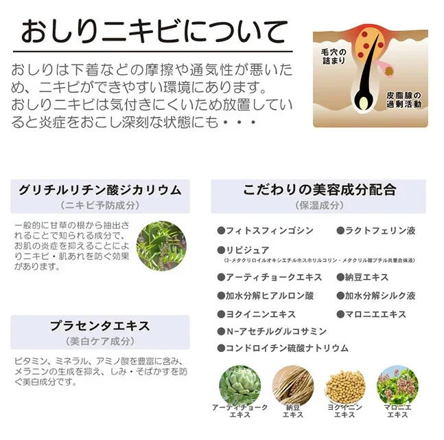 【魅惑のおしり プレミアム 薬用ジェル 大容量100g】【ピーリング ピーリングジェル お尻 ヒップケア お手入れ ニキビ 医薬部外品】気になるおしりをピンポイントケア ヒップケア ニキビや乾燥によるくすみ 角質汚れによるザラザラを手を汚さずにケア ピンポイントケア ヒップケア  ニキビや乾燥によるくすみ 角質汚れによるザラザラを手を汚さずにケアお尻 ニキビ予防 くすみ ザラザラ 美白 保湿 薬用有効成分