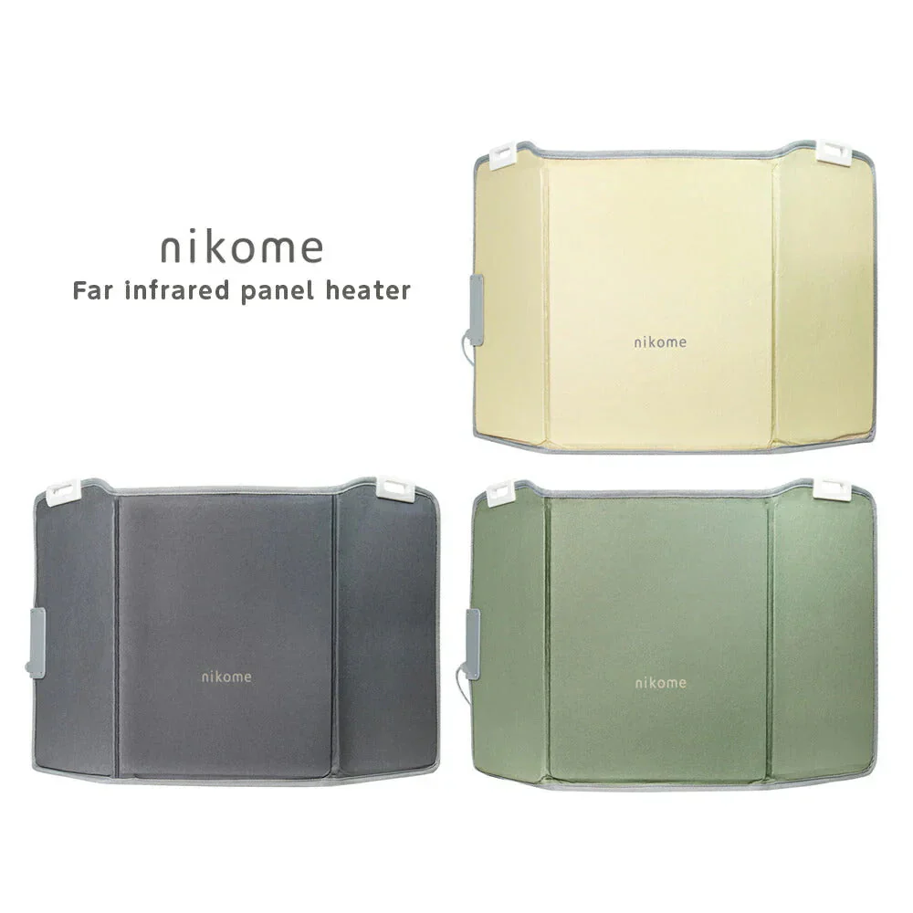 【2個セット 02.胡麻+胡麻】nikome 遠赤外線パネルヒーター NKM-PH01