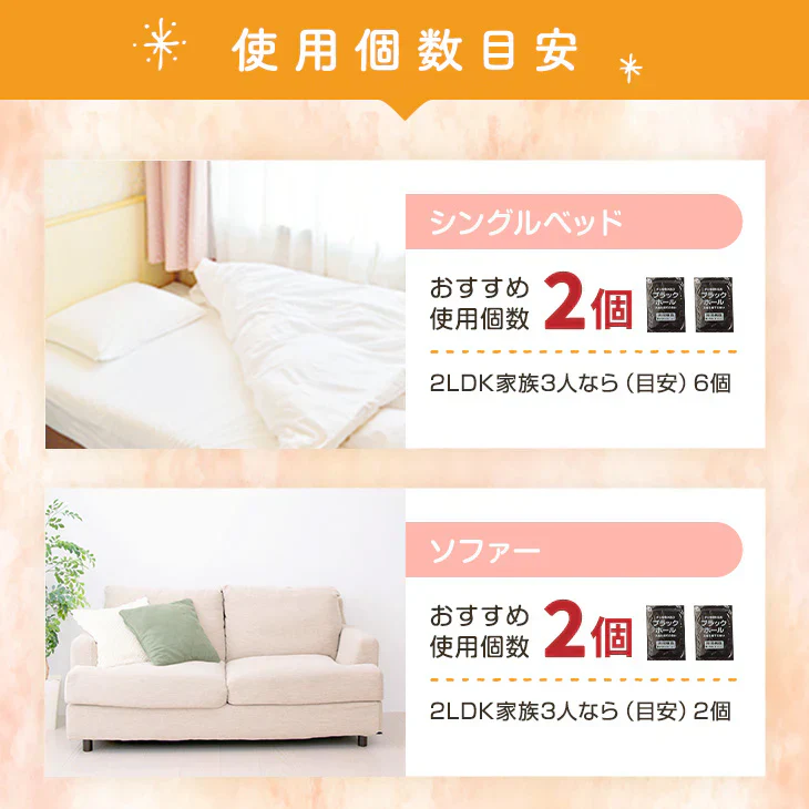 ダニ捕りパック【ブラックホール®】　2個入