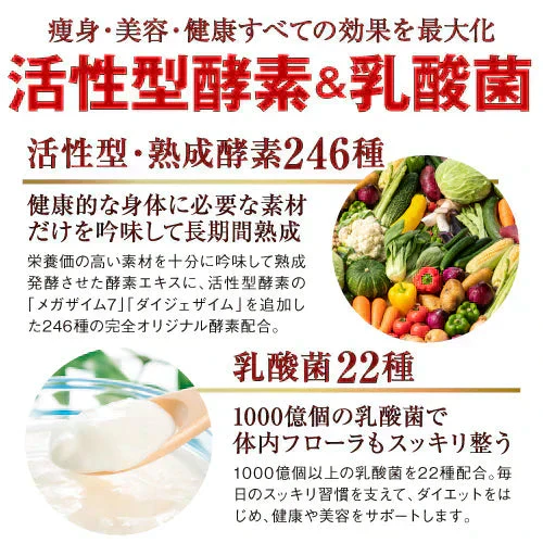 【＼超得特価!!／】『酵素女神 ブリリアントゴールド 生酵素プレミアム（サプリメント・単品）』 生酵素 酵素ダイエット ダイエット 断食 美容 健康 食物繊維 スーパーフード 国産 熟成酵素 幹細胞 賞味期限2025年9月末