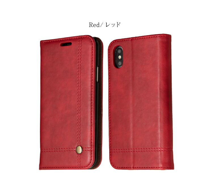 (iPhone7plus/8plus)スマホケース iPhoneX XS ケース 手帳型 iPhone7 iPhone8 シンプル おしゃれ レザー アイフォン カバー【メール便】