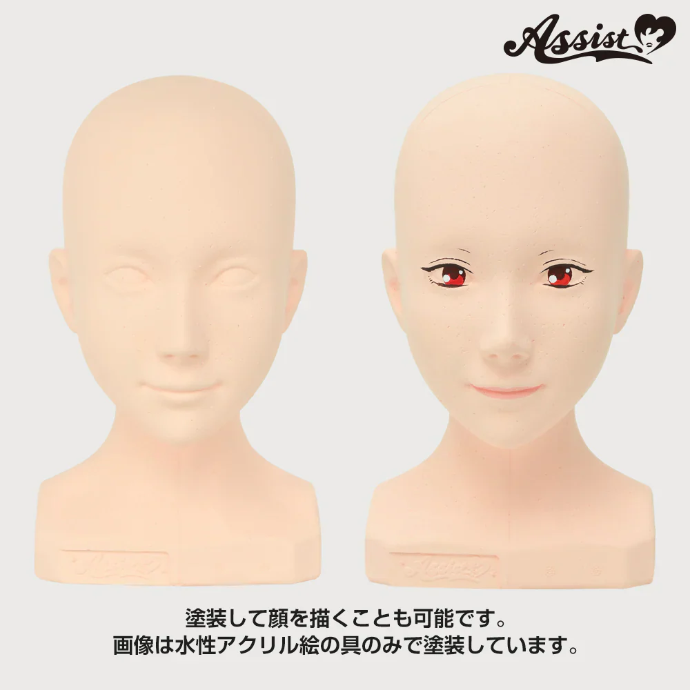 アシストウィッグ ★等身サイズ★発泡スチロールヘッドマネキン コスプレ ウィッグセット