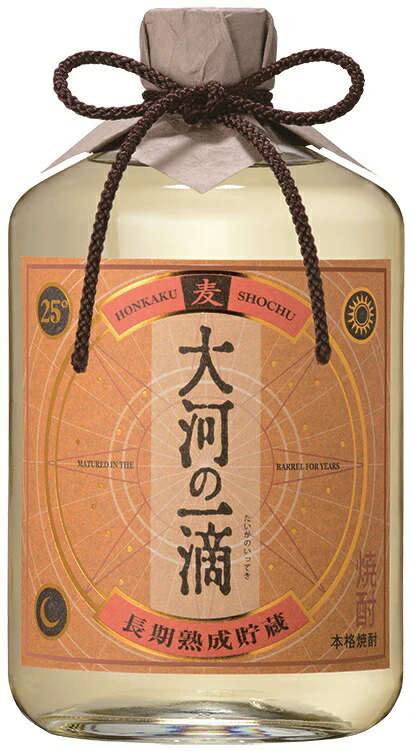 雲海酒造 長期熟成貯蔵 麦焼酎 大河の一滴 25度 720ml 1本【ご注文は12本まで同梱可能】