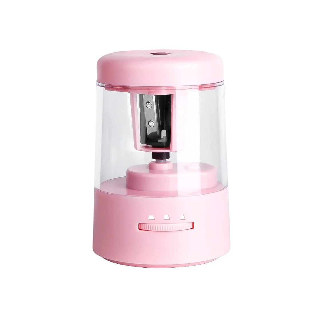 電動鉛筆削り ピンク おすすめ ミニ 鉛筆削り 子供 かわいい 人気 電池 USB給電 小学生 文房具 えんぴつ 太さ調整 簡単 安全ロック 入学祝い 誕生日 キッズ プレゼント