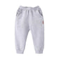 スウェット グレー 130cm ズボン パンツ 子供 キッズ 90 100 110 120 130 140 150 160 体操服 学生 運動会 男子 女子 幼稚園 カジュアル ボトムス グレー 黒 無地 綿 吸汗発散