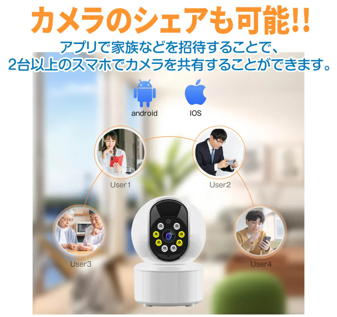 【値下げの向こう側へ！/最終処分！】お手軽 おうち見守りカメラ（32GB SD付）　1個