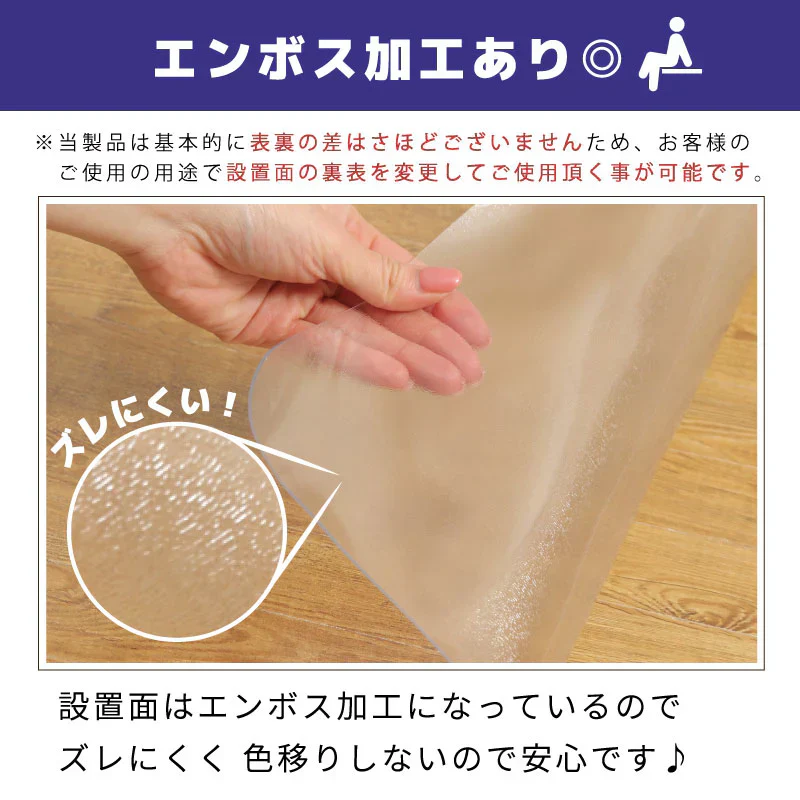 【65×70cm】冷蔵庫マット クリアマット 撥水 53×62 65×70 70×75 ダイニング クリア 抗菌 防カビ 防臭 厚さ1.5mm 床 保護 傷防止マット 透明 冷蔵庫 キッチン チェアマット キッチンマット 新生活
