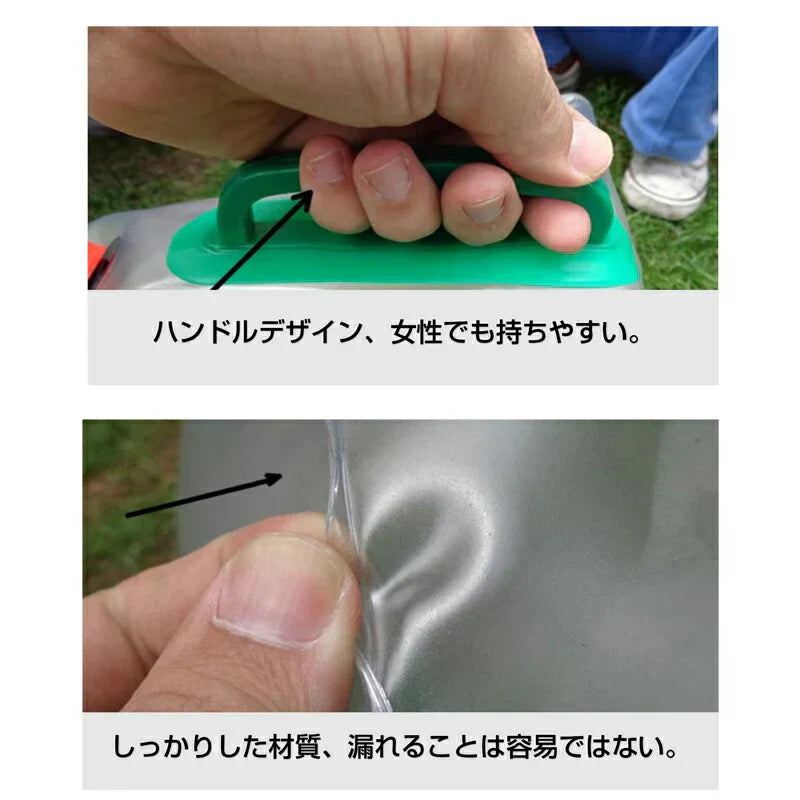 貯水タンク 20L  3個 ウォータータンク 折り畳み式 給水タンク 非常用 給水袋 大容量 10L 15L 20L 蛇口 持ち手 携帯 防災 断水 アウトドア イベント 便利 PVC 半透明