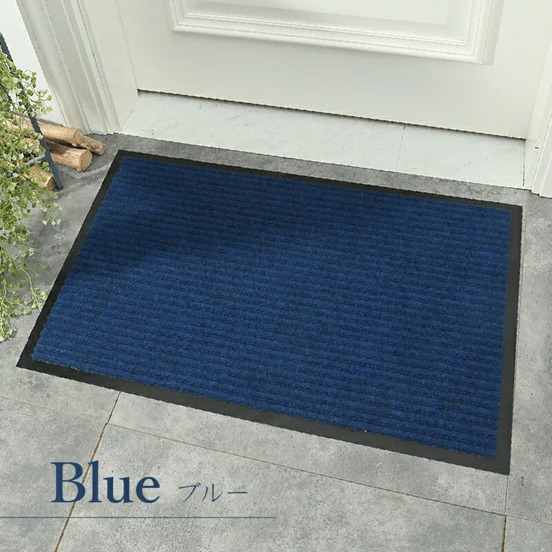 【ブラック 80×120cm】玄関マット 屋外 室内 おしゃれ 北欧 泥落とし 洗える かわいい 風水 大判 40×60cm 50×80cm 60×90cm 80×120cm 120×150cm 無地 滑り止め 業務用 丸洗い 水洗い ドアマット 店舗 飲食店 オフィス 事務所