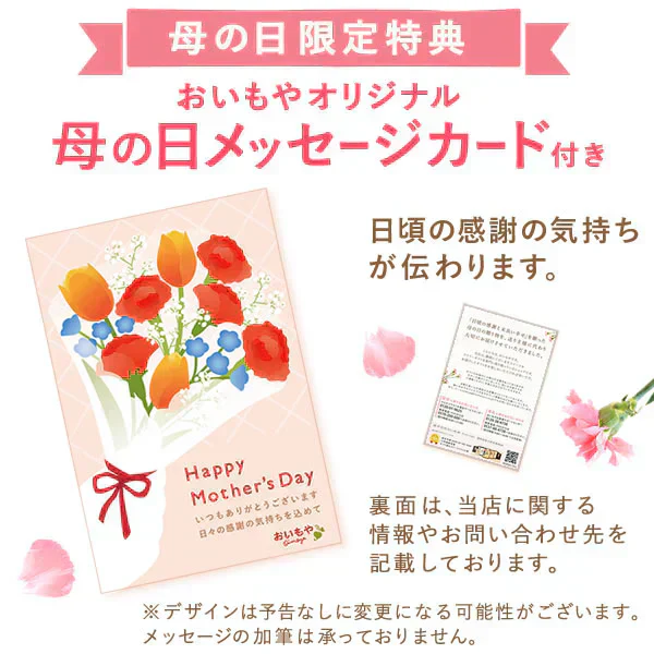 母の日 ギフト お芋専門店のプリン5個セット(スイートポテト・苺・抹茶) 【おいもや】  (5月4日～10日配送) MD