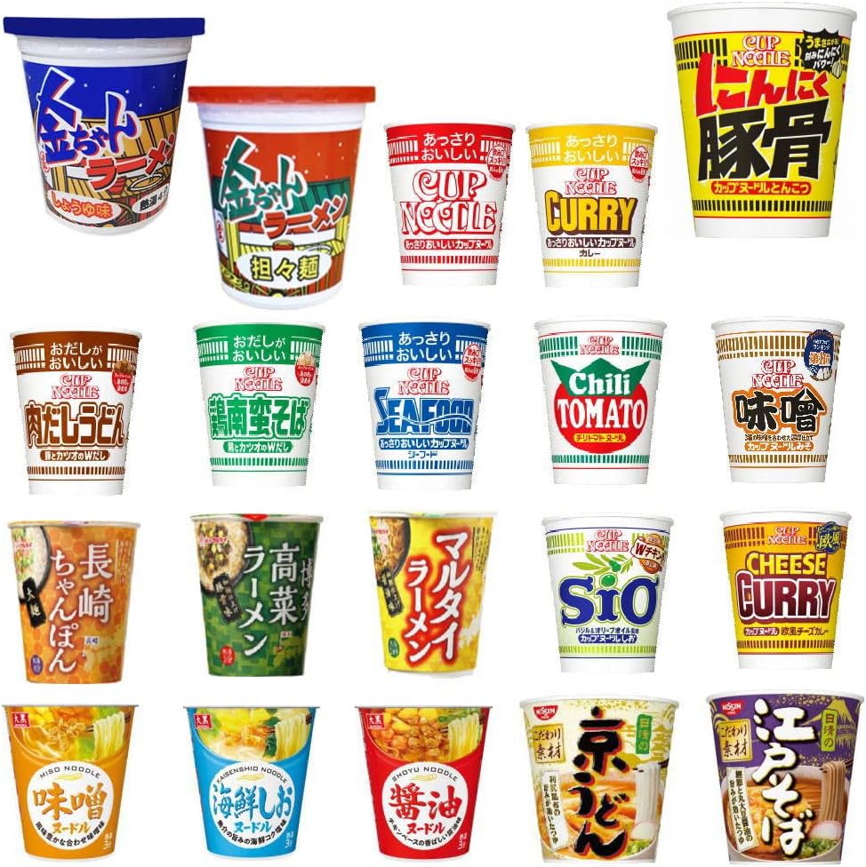 カップヌードル も入った縦型カップ麺 うどん そば ラーメン コスパに優れた20種セット