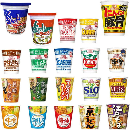 カップヌードル も入った縦型カップ麺 うどん そば ラーメン コスパに優れた20種セット