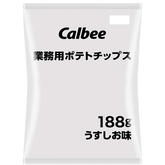 カルビー 業務用ポテトチップス うすしお味 188g×6