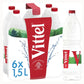 【賞味期限2023年6月】【全国配送対応】【送料無料】【1ケース】Vittel ヴィッテル 1.5L 6本 硬水 お水 ナチュラルミネラルウォーター ペットボトル フランス【エコ得】