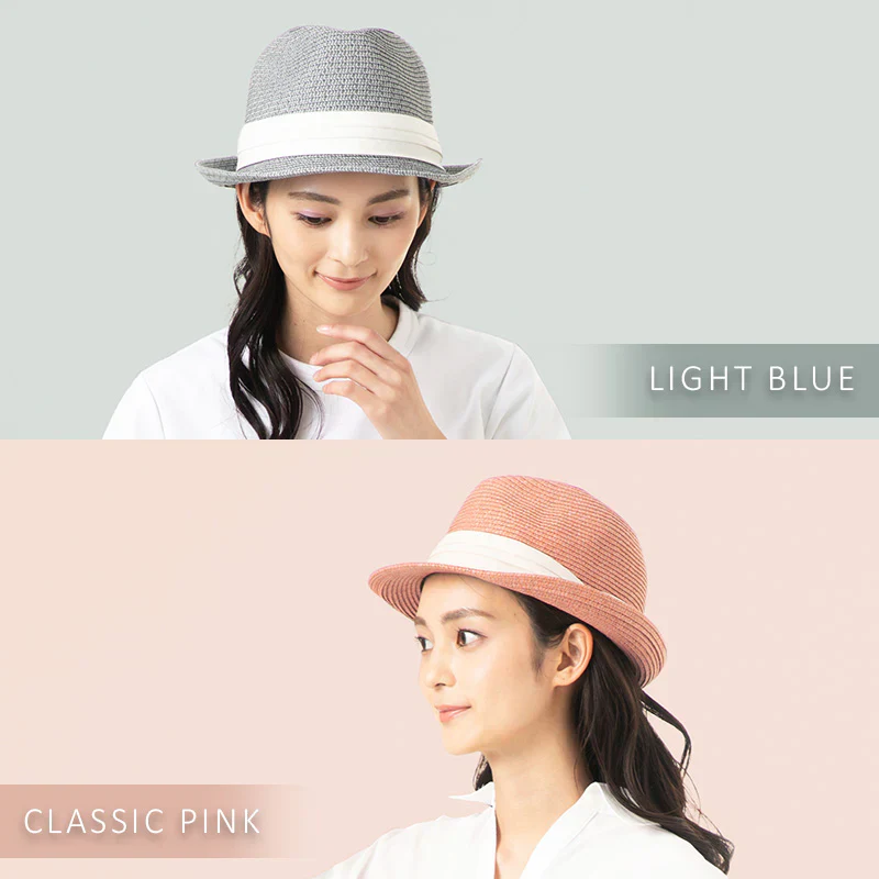 【XL58.5-61cm-グレーミックス】 【ミックスペーパーソフトHAT】