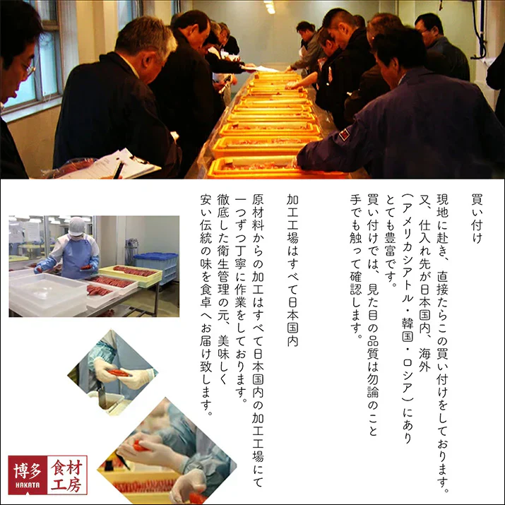 名物博多明太子（有色）　一本物　大サイズ