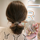 (クリア)ヘアゴム パール バブル シンプル ブレスレット ビーズ ヘア留め ヘアアクセサリー 髪飾り 上品 パーティー飾り