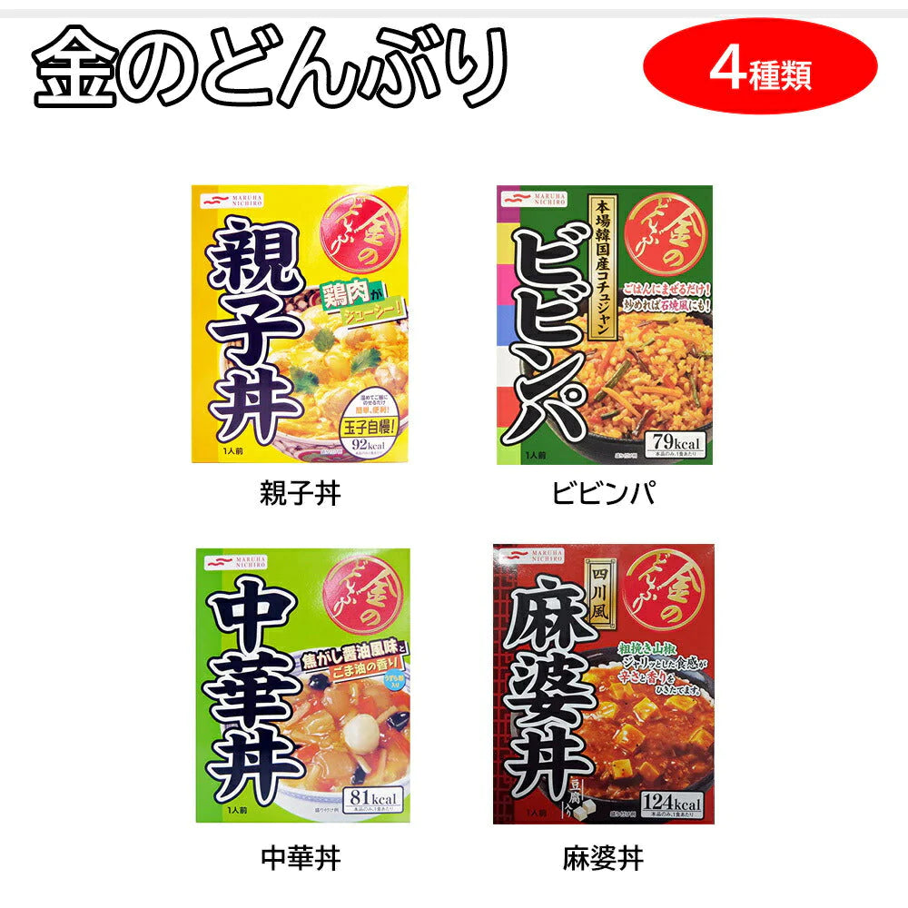 どんぶり亭 金のどんぶり カリー屋カレー 12食 詰め合わせ セット +薬味セット付【当店オススメ】