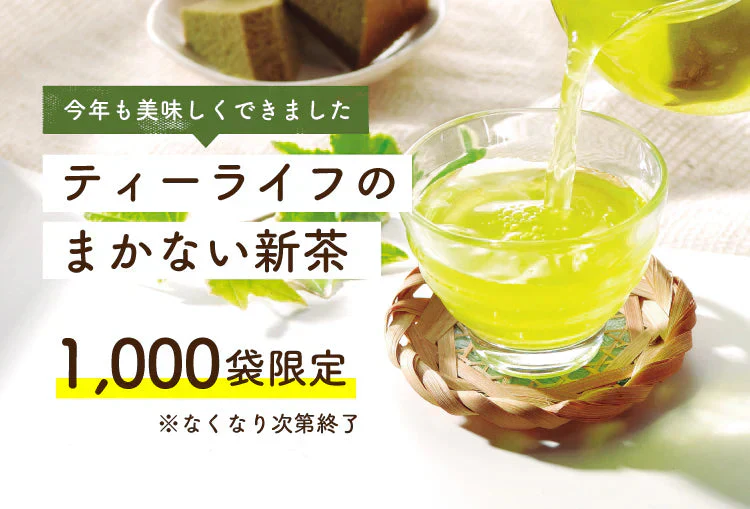【2024年産】静岡県産緑茶 ティーライフのまかない新茶 100個入（ ティーバッグ 緑茶 新茶 ）