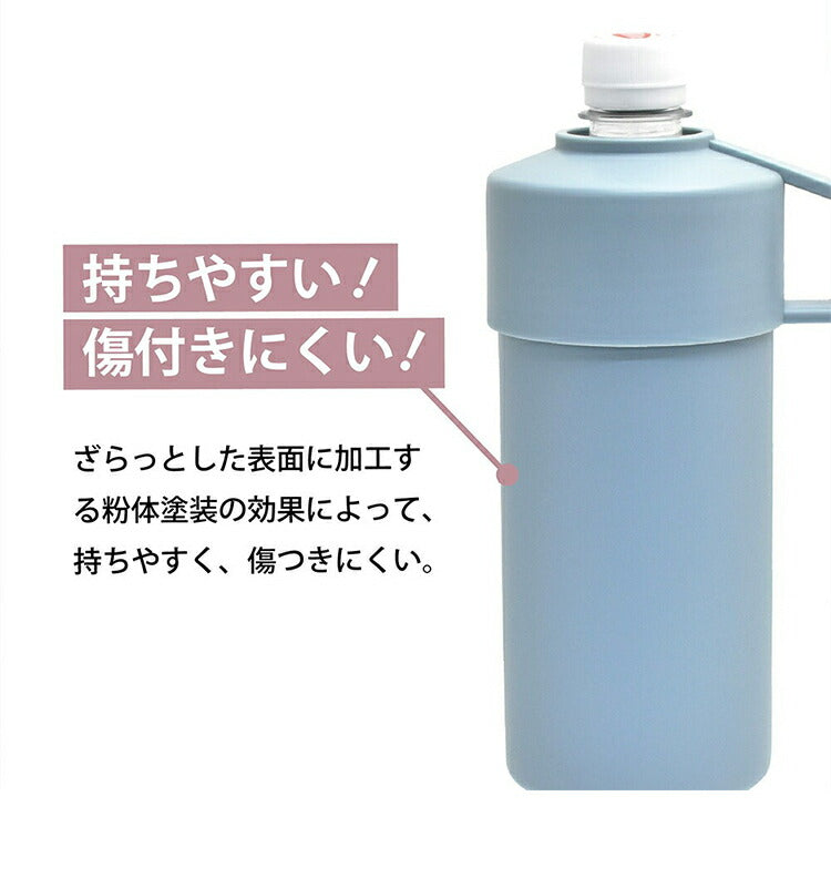(パープル[PU])STOS ペットボトルクーラーケース ストス 保冷 保温 ペットボトルホルダー 500ml 350ml アジャスター付き ペットボトル アウトドア ペットボトルクーラー 暑さ対策 ステンレス シンプル おしゃれ【送料無料】