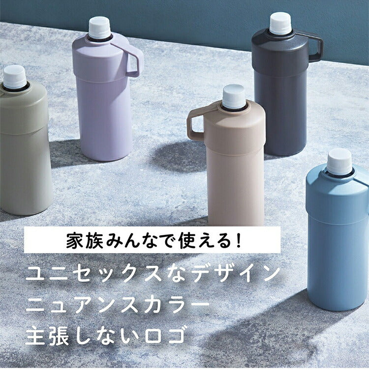 (ベージュ[BE])STOS ペットボトルクーラーケース ストス 保冷 保温 ペットボトルホルダー 500ml 350ml アジャスター付き ペットボトル アウトドア ペットボトルクーラー 暑さ対策 ステンレス シンプル おしゃれ【送料無料】