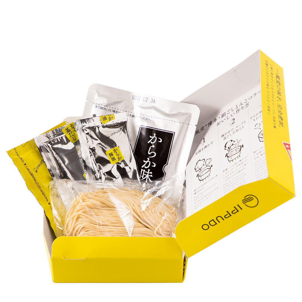 【3人シェア買いでお得】一風堂からか箱1食×6箱 有名店のラーメン セット【お届け不可地域：沖縄・離島】