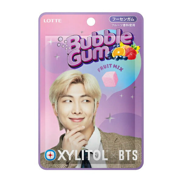 キシリトール×BTS  バブルガム〈フルーツミックス〉 ロッテ キシリトールガム 3袋セット ※袋のデザインは選べません【bts フーセンガム 防弾少年団 ARMY アーミー バンタン】BTSガム【メール便送料無料】
