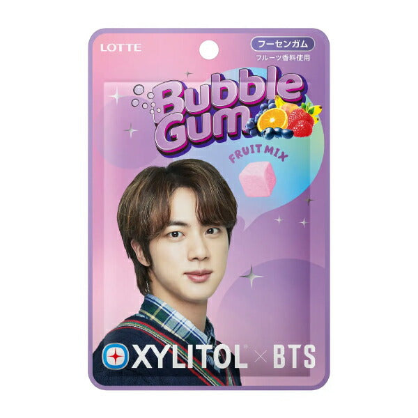 キシリトール×BTS  バブルガム〈フルーツミックス〉 ロッテ キシリトールガム 3袋セット ※袋のデザインは選べません【bts フーセンガム 防弾少年団 ARMY アーミー バンタン】BTSガム【メール便送料無料】