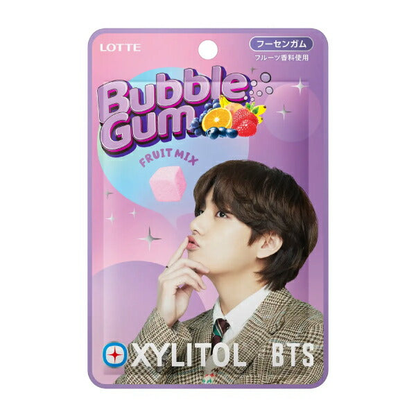 キシリトール×BTS  バブルガム〈フルーツミックス〉 ロッテ キシリトールガム 3袋セット ※袋のデザインは選べません【bts フーセンガム 防弾少年団 ARMY アーミー バンタン】BTSガム【メール便送料無料】
