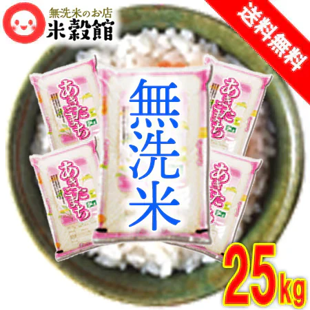 【令和6年産】無洗米 あきたこまち 秋田小町 千葉県産 研がなくていいお米 25kg 送料無料
