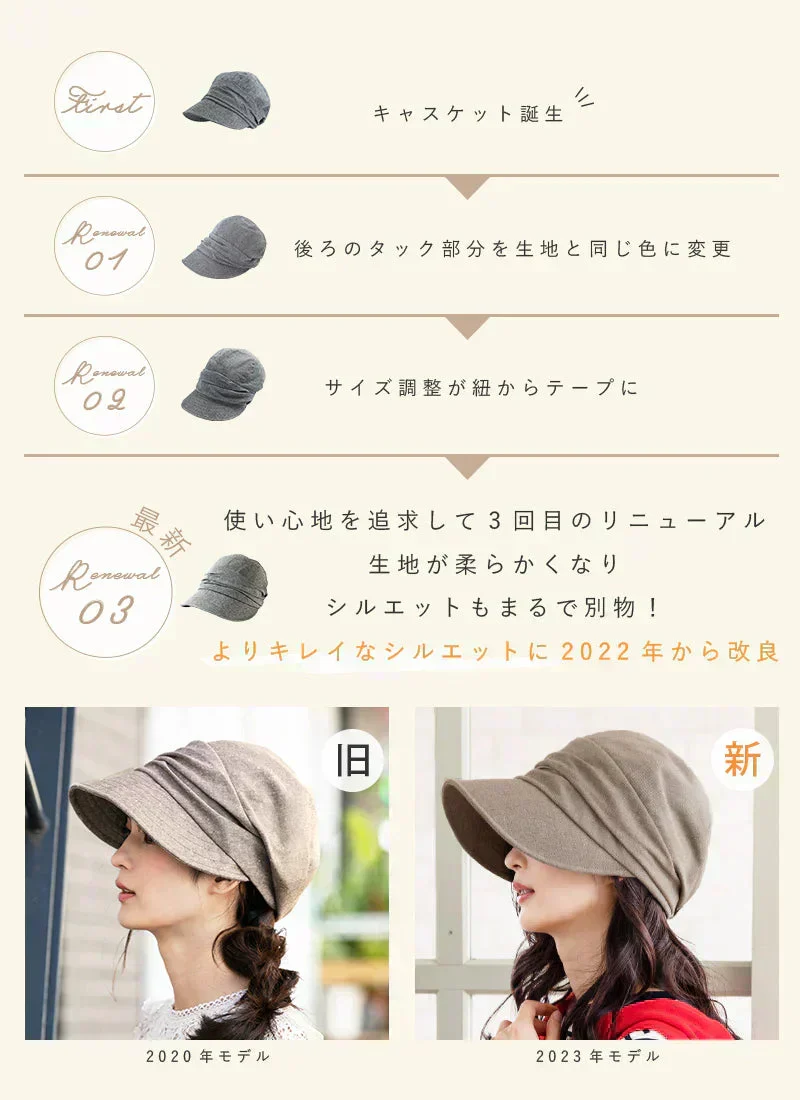 【BIG61-63cm-オフベージュ】【商品名：SSシャイニングキャスケット18】